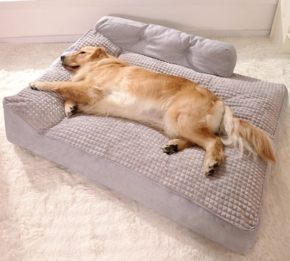 冬季可拆洗溫暖寵物睡墊 大型犬適用