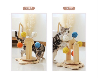 Wear-resistant Ferris Wheel Cat Scratching Board Toy