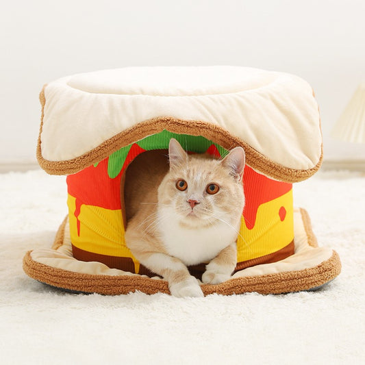 Sandwich Shaped Cat Bed