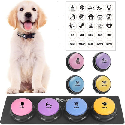 Dog Recordable Training and Speaking Button Set